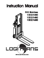 Preview for 1 page of logitrans EHS Stainless 1000/1200 Instruction Manual