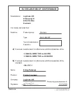 Preview for 2 page of logitrans EHS Stainless 1000/1200 Instruction Manual