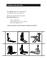 Preview for 3 page of logitrans EHS Stainless 1000/1200 Instruction Manual