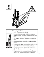 Preview for 7 page of logitrans EHS Stainless 1000/1200 Instruction Manual