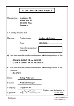 Preview for 2 page of logitrans LOGIFLEX ELF Instruction Manual