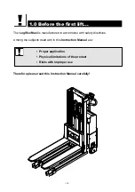 Preview for 4 page of logitrans LOGIFLEX SELF MAXI Manual