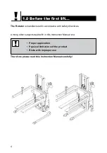 Предварительный просмотр 4 страницы logitrans ROTATOR SELFR Manual