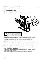 Preview for 10 page of logitrans ROTATOR SELFR Manual