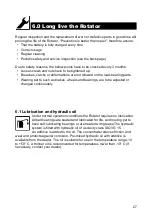 Preview for 27 page of logitrans ROTATOR SELFR Manual