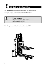 Preview for 4 page of logitrans Twin Stacker Manual