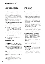 Preview for 8 page of Logosol LOGOSOL CH3 User Manual