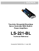 Logosol LS-221-BL Technical Reference предпросмотр