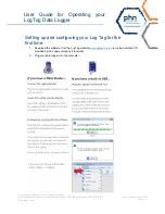 LogTag TREX-8 User Manual For Operating preview