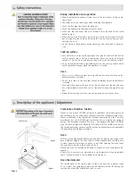 Preview for 6 page of LOHBERGER VARIOLINE AC 105 Operating Manual