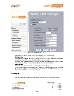 Предварительный просмотр 10 страницы lohuis networks LOHU 2425PX User Manual