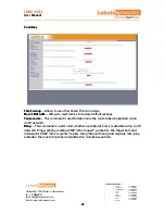 Предварительный просмотр 27 страницы lohuis networks lohu 4951l User Manual