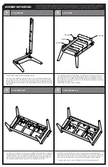 Loll Designs NO. 9 COCKTAIL TABLE Assembly Instructions предпросмотр