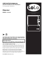 LoLo ST-4E Operator'S Manual preview