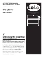 LoLo TS-37E-INTL Operator'S Manual предпросмотр