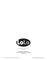 Preview for 24 page of LoLo TS-37E-INTL Operator'S Manual