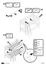 Предварительный просмотр 7 страницы Lomado Relita STEFAN bunk bed Assembly Instructions Manual