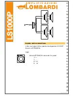 Предварительный просмотр 6 страницы Lombardi LS1000P Manual