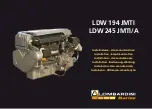 LOMBARDINI MARINE LDW 194 JMTI Installation - Use - Maintenance предпросмотр