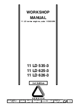 Lombardini 11 LD 535-3 Workshop Manual preview