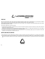 Preview for 16 page of Lombardini 11 LD 625-3 Use And Maintenance