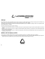 Preview for 18 page of Lombardini 11 LD 625-3 Use And Maintenance