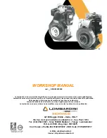 Preview for 48 page of Lombardini 3LD 450 Workshop Manual