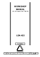 Preview for 1 page of Lombardini LDA 422 Workshop Manual