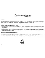 Preview for 18 page of Lombardini LDW 1204 Use Maintenance And Consumer Information