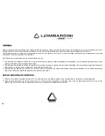 Preview for 22 page of Lombardini LDW 1204 Use Maintenance And Consumer Information