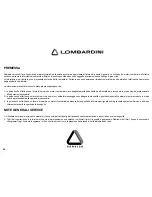 Preview for 16 page of Lombardini LDW 1503 Use And Maintenance