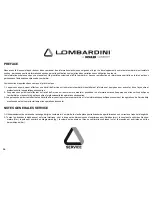 Preview for 16 page of Lombardini LDW 442 CRS Use And Maintenance