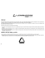 Preview for 18 page of Lombardini LDW 442 CRS Use And Maintenance