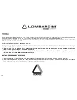 Preview for 22 page of Lombardini LDW 442 CRS Use And Maintenance