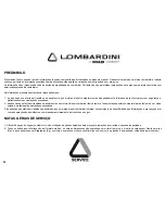 Preview for 24 page of Lombardini LDW 442 CRS Use And Maintenance