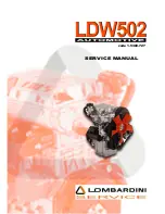 Lombardini LDW 502 Service Manual preview