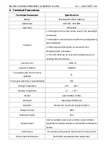 Preview for 4 page of Lonako LNK-DT1 Technical Specification