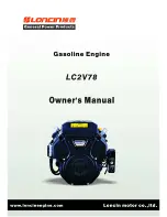 LONCIN LC2V78 Owner'S Manual preview