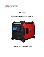 Предварительный просмотр 1 страницы LONCIN LC3500i Maintenance Manual