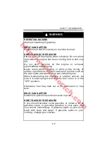 Preview for 17 page of LONCIN LX50ATV-2 Kitten Owner'S Manual