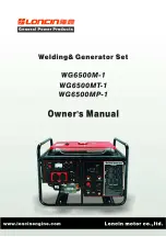 LONCIN WG6500M-1 Owner'S Manual preview