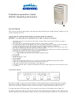 Предварительный просмотр 1 страницы London Cool SL60-A Operating Instructions