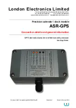 London Electronics ASR-GPS Connection Details And General Information preview