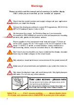 Preview for 4 page of London Electronics Fusion Series Connection Details, Scaling And General Information