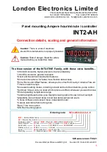 Preview for 1 page of London Electronics INT2-AH Manual