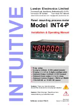 London Electronics INTUITIVE INT4-P Installation & Operating Manual preview