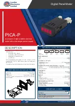 London Electronics PICA-P Manual предпросмотр