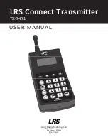Long Range Systems LRS Connect TX-7471 User Manual preview