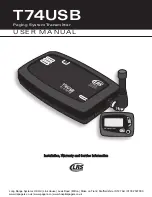 Long Range Systems T74USB User Manual preview