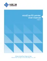 Longer 3D minione User Manual предпросмотр